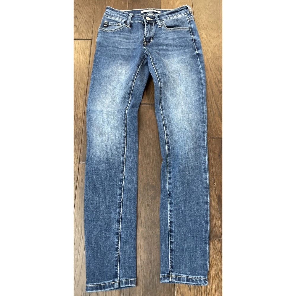 KanCan Jeans Womens Size 1/24 Blue Medium Wash Skinny Stretch Denim Pants
